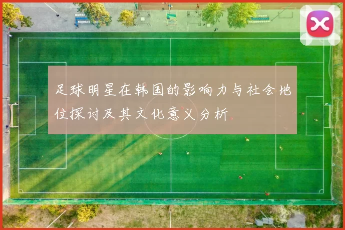 足球明星在韩国的影响力与社会地位探讨及其文化意义分析